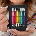 Teaching With Flair Teaching With Joy Teacher Coffee Mug Unique Gifts