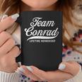 Team Conrad Lifetime Membership Family Surname Last Name Coffee Mug Funny Gifts
