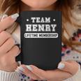 Team Henry Lifetime Membership Family Last Name Coffee Mug Funny Gifts