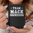 Team Mack Lifetime Membership Family Last Name Coffee Mug Funny Gifts