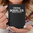 Team Mahler Stolze Familie Surname Tassen Lustige Geschenke