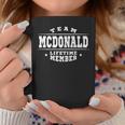 Team Mcdonald Lifetime Member Proud Family Name Surname Coffee Mug Funny Gifts