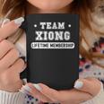 Team Xiong Lifetime Membership Family Last Name Coffee Mug Funny Gifts