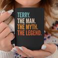 Terry The Man The Myth The Legend First Name Terry Coffee Mug Personalized Gifts