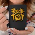 Test Day Rock The Test Motivational Teacher Student Testing Coffee Mug Unique Gifts