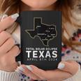 Texas Total Solar Eclipse 2024 Path Of Totality Texas Map Coffee Mug Unique Gifts