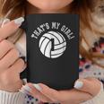 That's My Girl 1 Volleyball Player Mom Or Dad Coffee Mug Unique Gifts