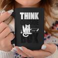 Think Outside The Litter Box Cat Kitty Butt Poop Lick Coffee Mug Unique Gifts