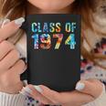 Tie Dye Class Of 1974 74 Reunion High School Graduation 50Th Coffee Mug Funny Gifts