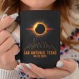 Total Solar Eclipse 04082024 San Antonio Texas Coffee Mug Unique Gifts