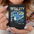 Total Solar Eclipse 2024 40824 Starry Night Painting Coffee Mug Unique Gifts