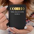Total Solar Eclipse 2024 America Totality 040824 Coffee Mug Personalized Gifts