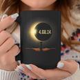 Total Solar Eclipse 2024 Dog Dachshund Dog Lover Coffee Mug Unique Gifts