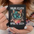 Total Solar Eclipse April 8 2024 French Bulldog Coffee Mug Funny Gifts
