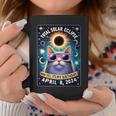 Total Solar Eclipse Yes It's My Birthday April 8 2024 Cat Coffee Mug Unique Gifts