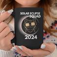 Totality Solar Eclipse 2024 Cat Moon Sun Earth April Coffee Mug Funny Gifts