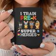 I Train Pre-K Superheroes Back To School Teacher Gif Coffee Mug Unique Gifts