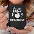 I Train Pre K Superheros Graphic Coffee Mug Unique Gifts