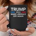 Trump 2024 Make Liberals Cry Again American Flag Coffee Mug Personalized Gifts