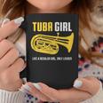 Tuba Girl Cute Marching Band Coffee Mug Unique Gifts