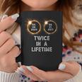 Twice In A Lifetime 2024 Total Solar Eclipse 2017 Watcher Coffee Mug Unique Gifts