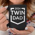 Twin Dad Est 2024 Twin Dad To Be New Daddy Iii Coffee Mug Unique Gifts