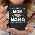 Two Titles Mom Nana Grandma Christmas Birthday Coffee Mug Personalized Gifts