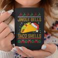 Ugly Christmas Fast Food Joke Jingle Bells Taco Shells Coffee Mug Unique Gifts