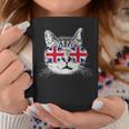 Uk Union Jack Flag English England Cat Lover British Coffee Mug Unique Gifts