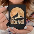 Uncle Wolf Happy Father's Day Matching Wolf Lover Coffee Mug Unique Gifts