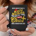 Never Underestimate A Nicu Nurse Who Does All Things Coffee Mug Funny Gifts