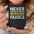 Never Underestimate Old Man With A Pickleball Paddle Coffee Mug Personalized Gifts