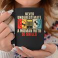 Never Underestimate A Woman With Dj Skills Coffee Mug Funny Gifts