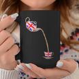 Union Jack Flag Of The United Kingdom Teapot And Teacup Coffee Mug Funny Gifts