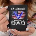 Us Air Force Proud Dad With American Flag Veteran Coffee Mug Unique Gifts