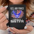Us Air Force Proud Sister With American Flag Veteran Coffee Mug Unique Gifts