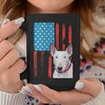 Usa American Flag Patriotic Dog Bull Terrier Coffee Mug Unique Gifts