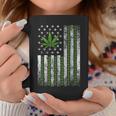 Usa Flag Marijuana Weed Leaf Flag Cannabis Stoner 420 Coffee Mug Unique Gifts