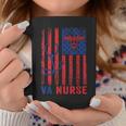 Va Nurse American Flag Patriotic Medical Worker Patriotic Coffee Mug Unique Gifts