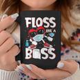 Valentines Day Floss Like A Boss Heart In A Mask Boys Kids Coffee Mug Unique Gifts