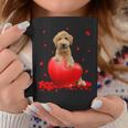 Valentines Day Golden Doodle Heart Dog Lovers Coffee Mug Unique Gifts