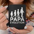 Vater Evolution Silhouette Papa Evolution Tassen Lustige Geschenke