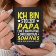 Vatertag Stolzer-Papa -Om Großartigen Sohn Bekommen Tassen Lustige Geschenke