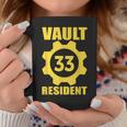 Vault 33 Resident Yellow Blue Coffee Mug Unique Gifts