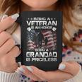 Being A Veteran Is An Honor Being A Grandad Is Priceless Coffee Mug Unique Gifts