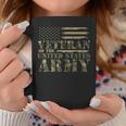 Veteran Of The United States Army Camouflage Us Flag Veteran Coffee Mug Unique Gifts