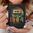 Vintage 1984 Retro Cassette 1984 38 Cumpleaños 38 Años Taza de café Regalos divertidos