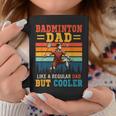 Vintage Badminton Dad Definition Cooler Father's Day Player Coffee Mug Unique Gifts