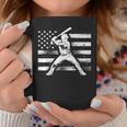 Vintage Baseball American Flag For Boys Girls Women Coffee Mug Personalized Gifts