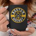 Vintage Boston Ice Hockey Puck Sticks Game Day Bruin Coffee Mug Unique Gifts